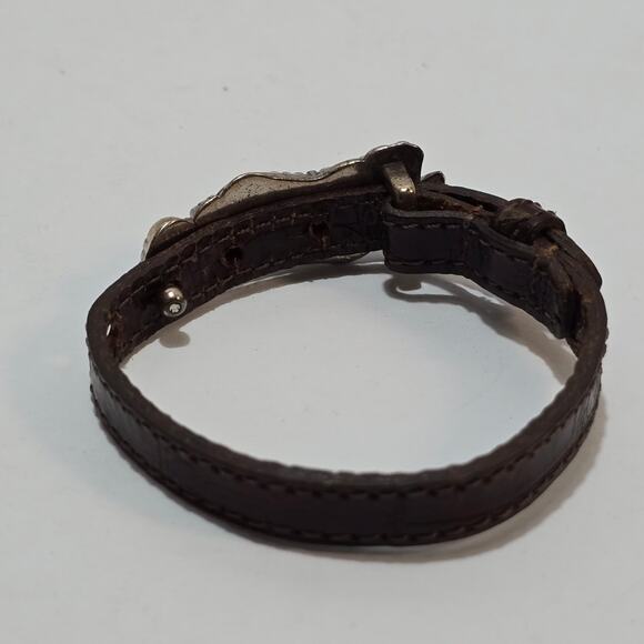 Brighton Vintage Crocodile Leather‎ Bracelet - Picture 3 of 4